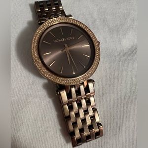 Michael Kors Darci 3 Hand Watch with Glitz Accents, 39MM